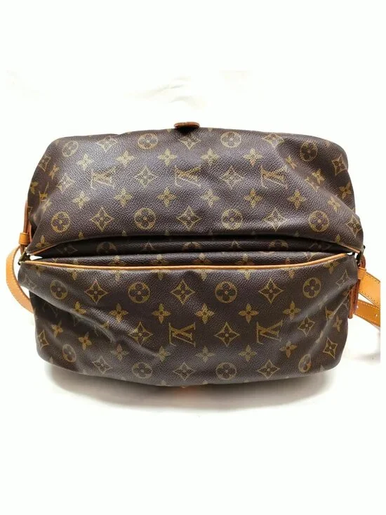 Louis Vuitton Saumur 35 Monogram Crossbody Bag | Authentic LV Vintage Messenger - Picture 10 of 16